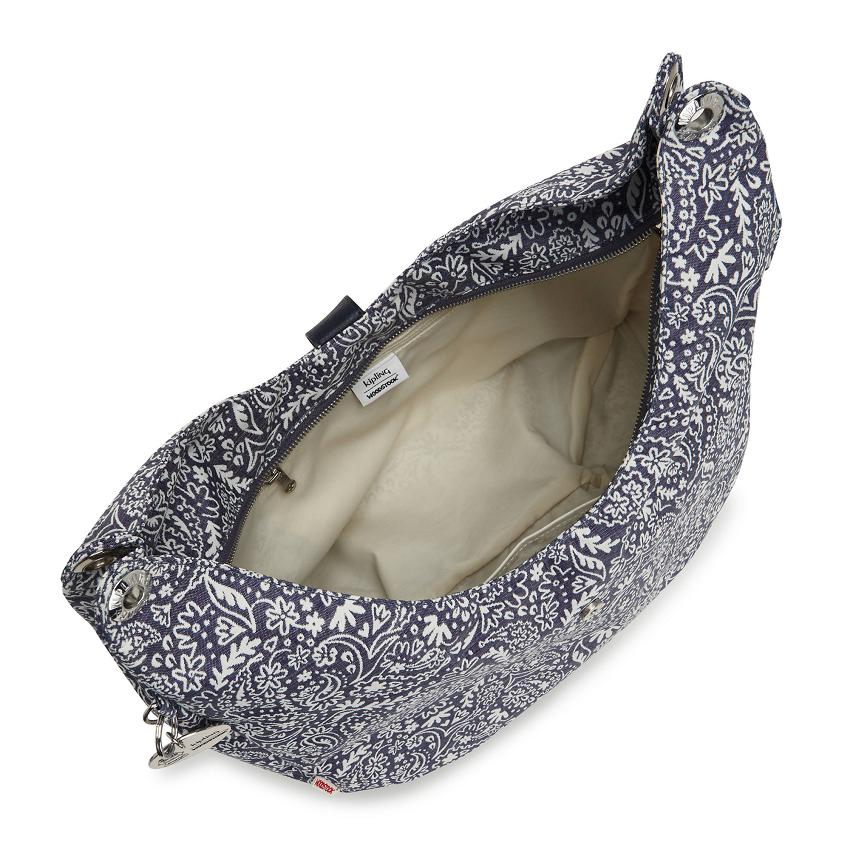 Kipling Aleksy Medium Shoulder Bags Navy | UKKi1907Y