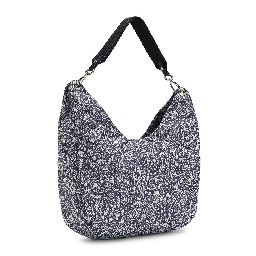 Kipling Aleksy Medium Shoulder Bags Navy | UKKi1907Y