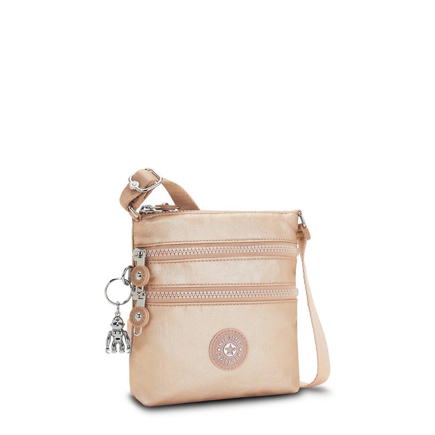Kipling Alvar Extra Small Mini Bags Gold Metal | UKKi1823A