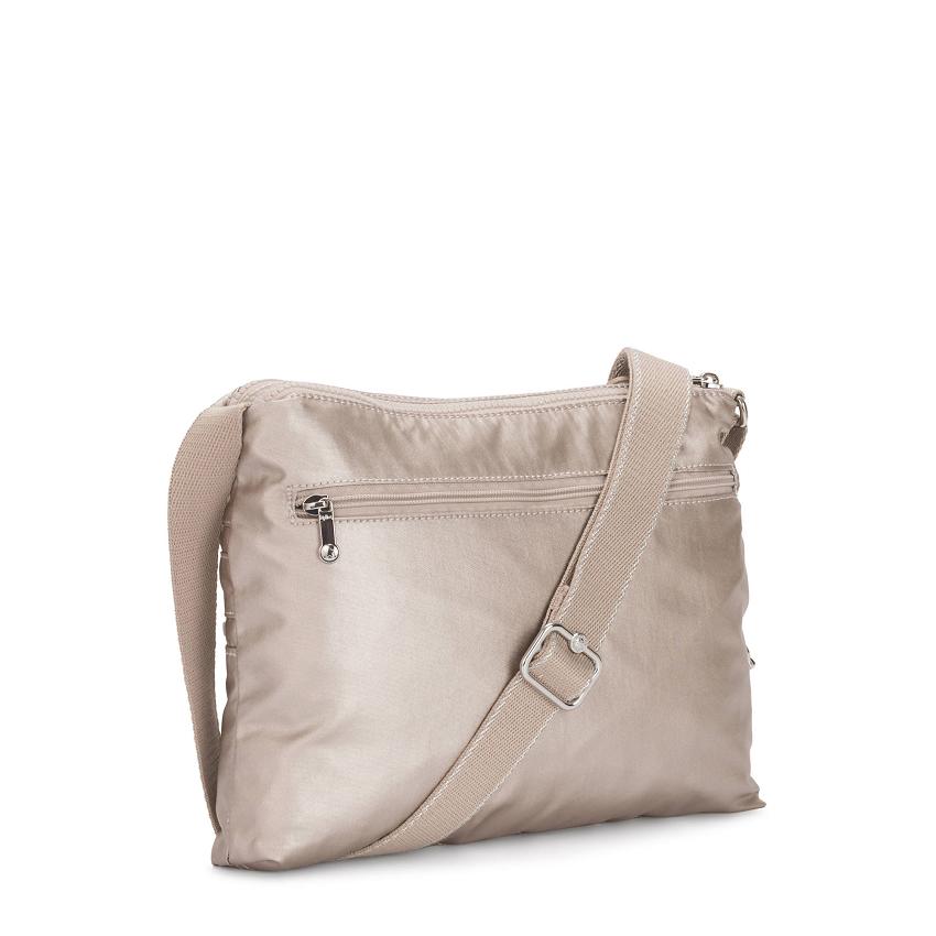 Kipling Alvar Metallic Handbags Metal | UKKi1791M