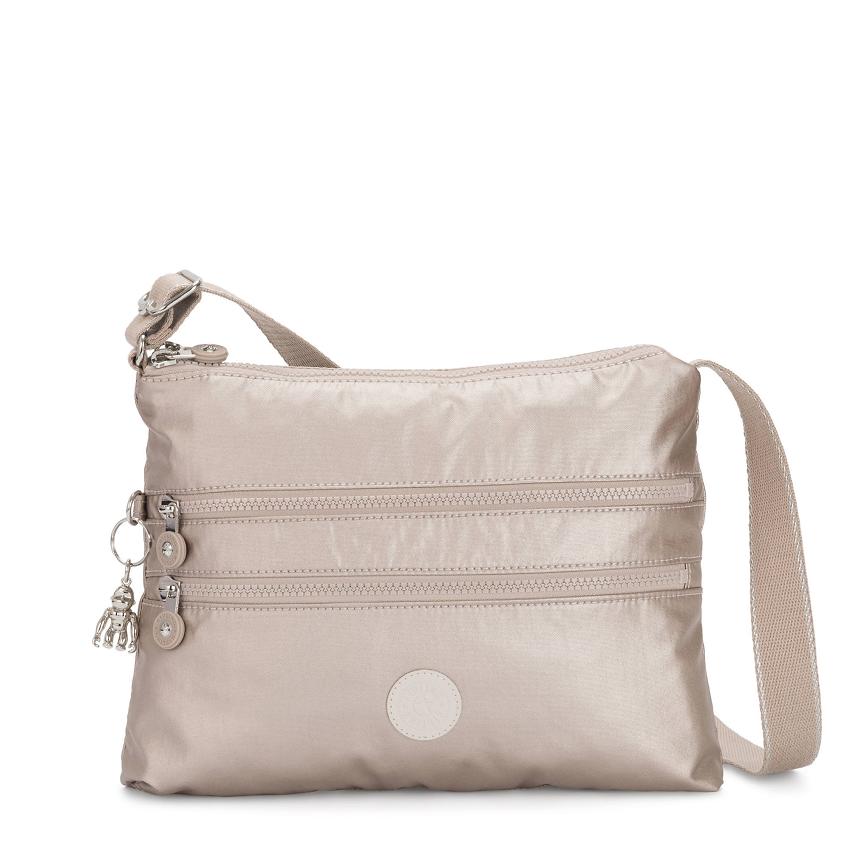 Kipling Alvar Metallic Handbags Metal | UKKi1791M
