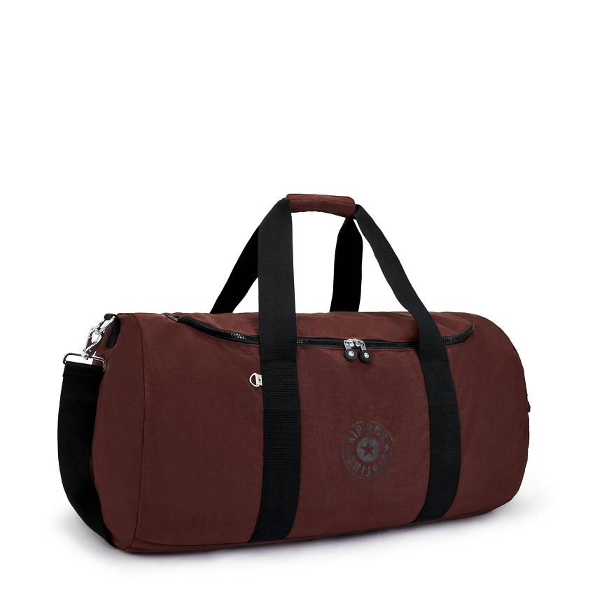 Kipling Argus Medium Gym Bags Dark Red | UKKi1702N