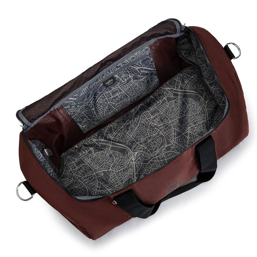 Kipling Argus Medium Gym Bags Dark Red | UKKi1702N