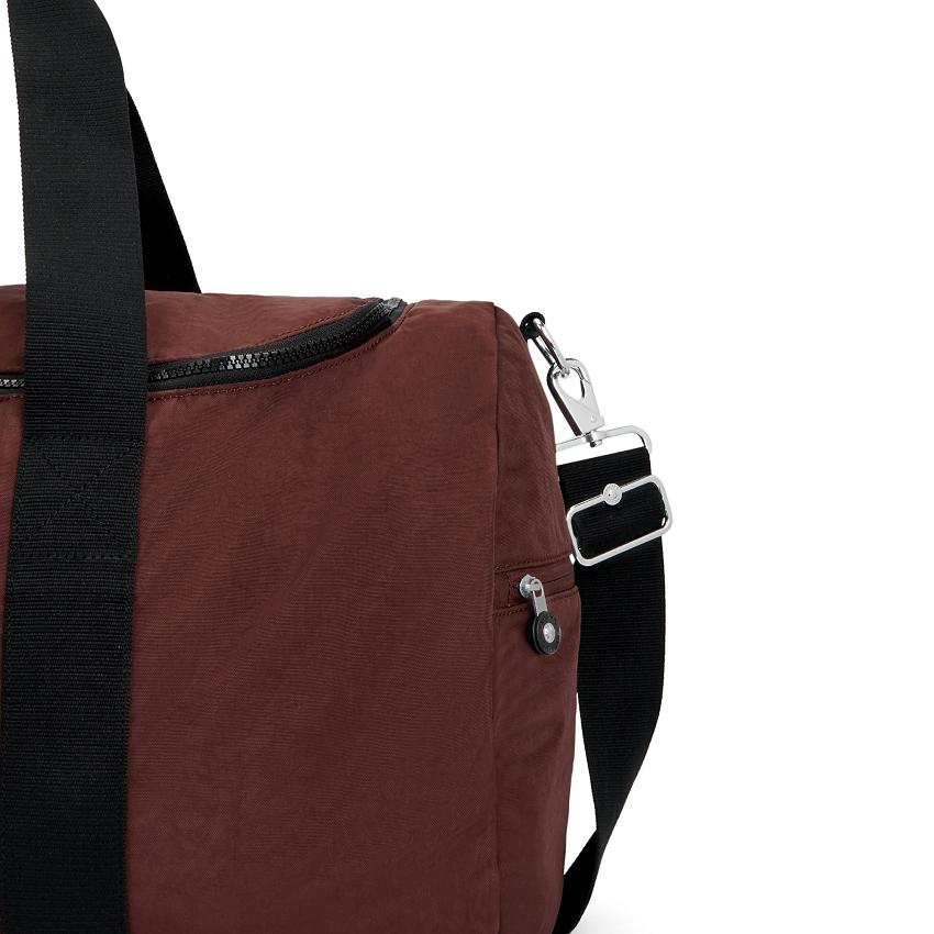 Kipling Argus Medium Gym Bags Dark Red | UKKi1702N