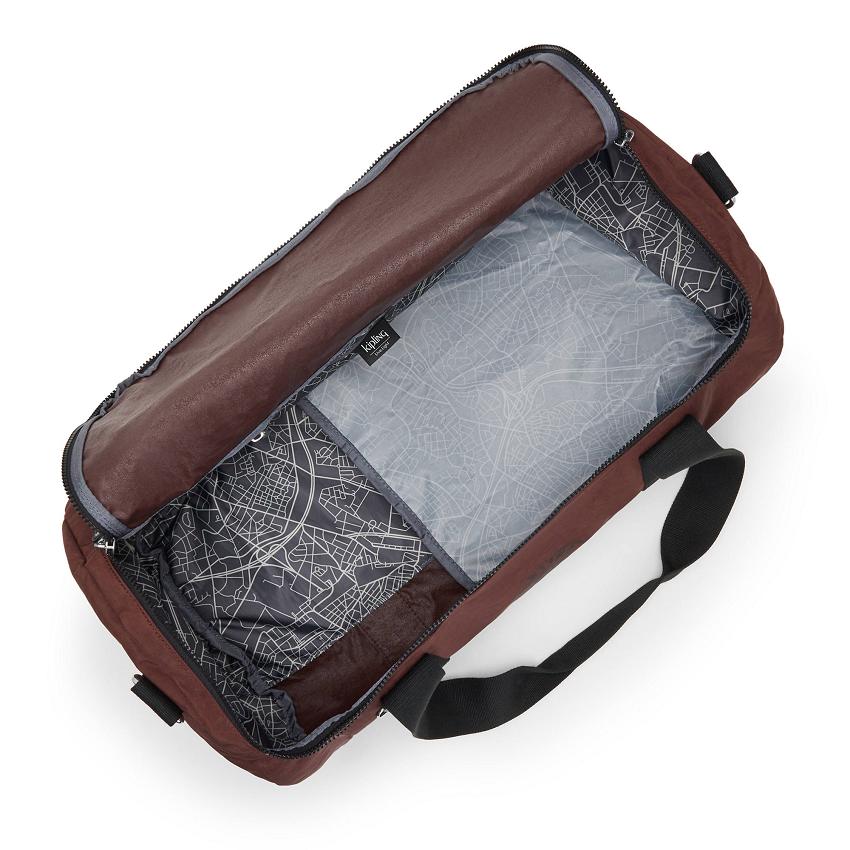 Kipling Argus Small Gym Bags Dark Red | UKKi1705M