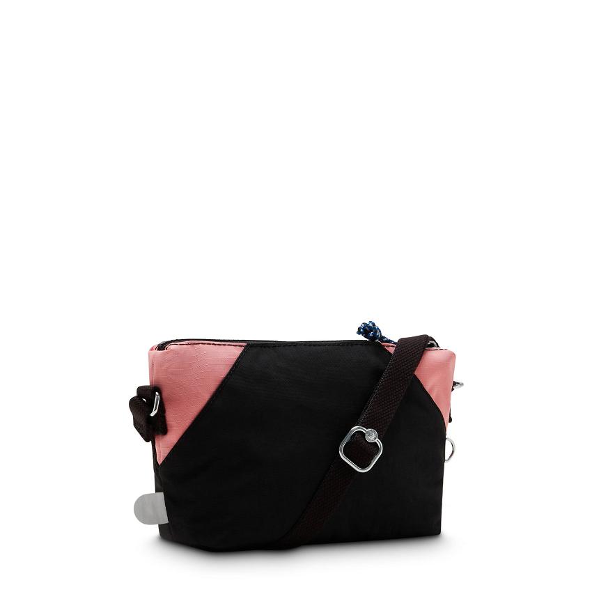 Kipling Art Extra Small Crossbody Bags Black Pink | UKKi1494U