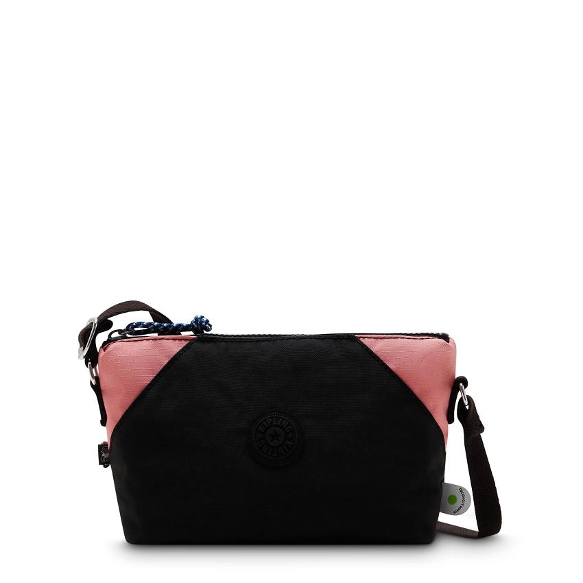 Kipling Art Extra Small Crossbody Bags Black Pink | UKKi1494U