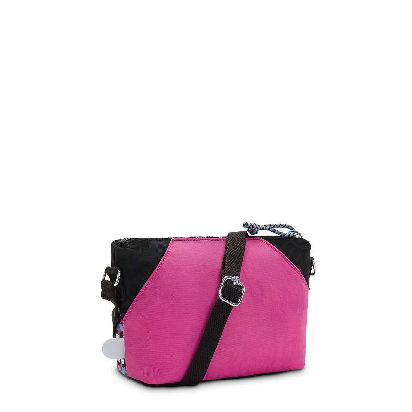 Kipling Art Extra Small Crossbody Bags Pink Black | UKKi1497P