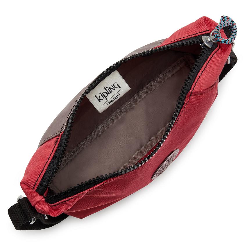 Kipling Art Extra Small Mini Bags Red Coral Beige | UKKi1828K
