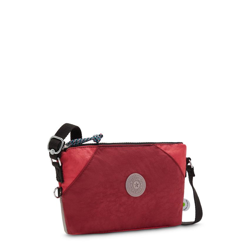 Kipling Art Extra Small Mini Bags Red Coral Beige | UKKi1828K
