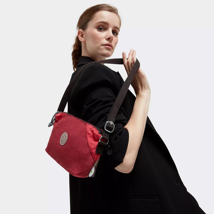 Kipling Art Extra Small Mini Bags Red Coral Beige | UKKi1828K