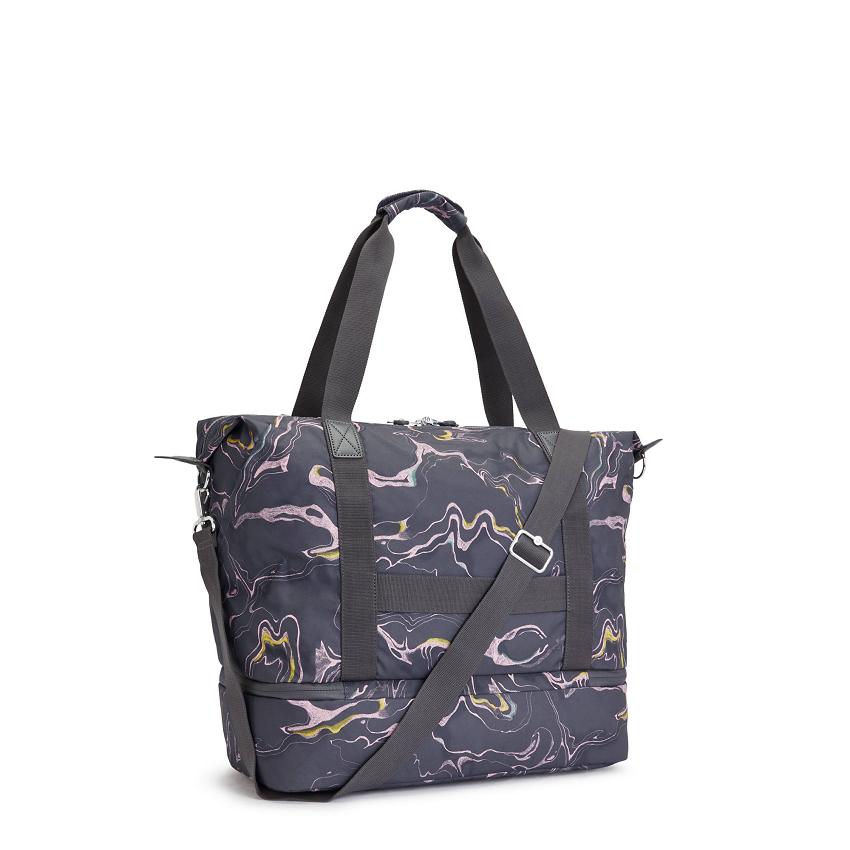 Kipling Art M Weekender Duffle Bags Purple | UKKi1997I
