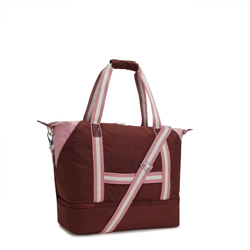 Kipling Art M Weekender Gym Bags Dark Red | UKKi1706S