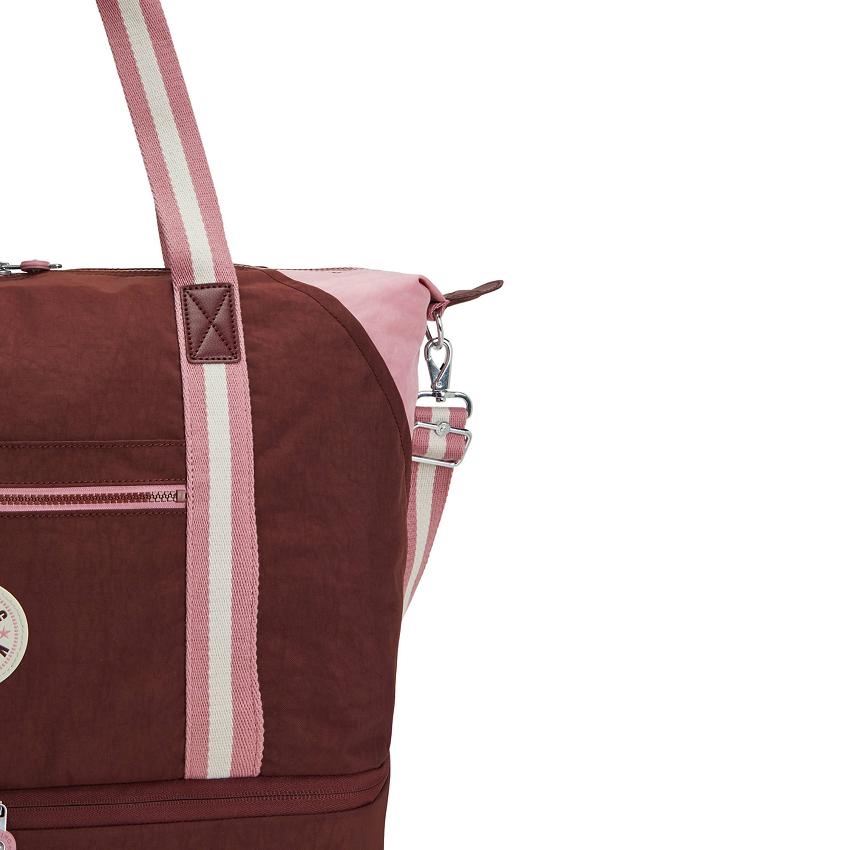Kipling Art M Weekender Gym Bags Dark Red | UKKi1706S