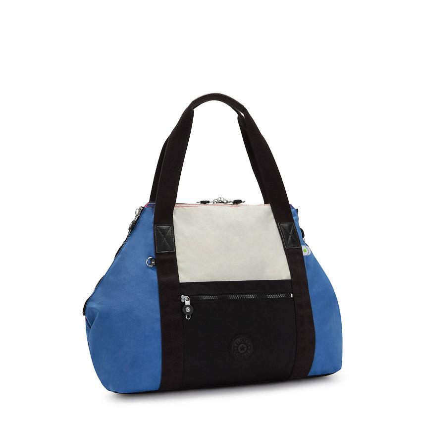 Kipling Art Medium Duffle Bags Blue Pink | UKKi2009B