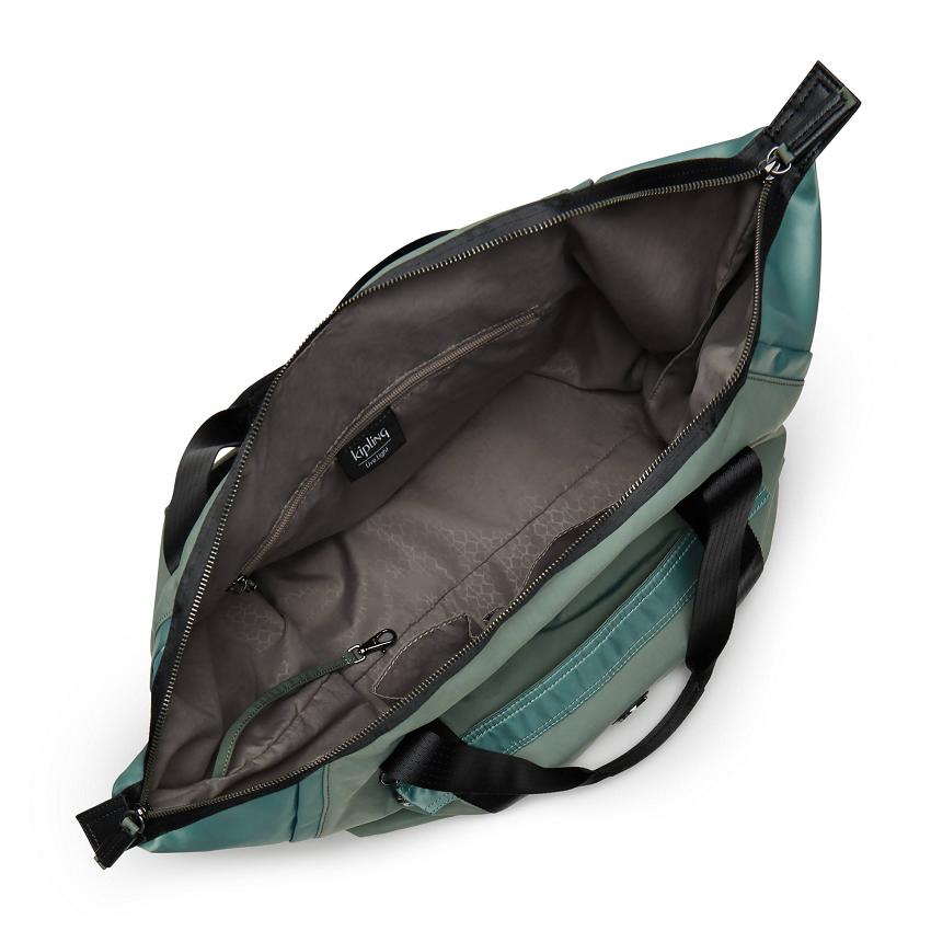 Kipling Art Medium Duffle Bags Green | UKKi2005L