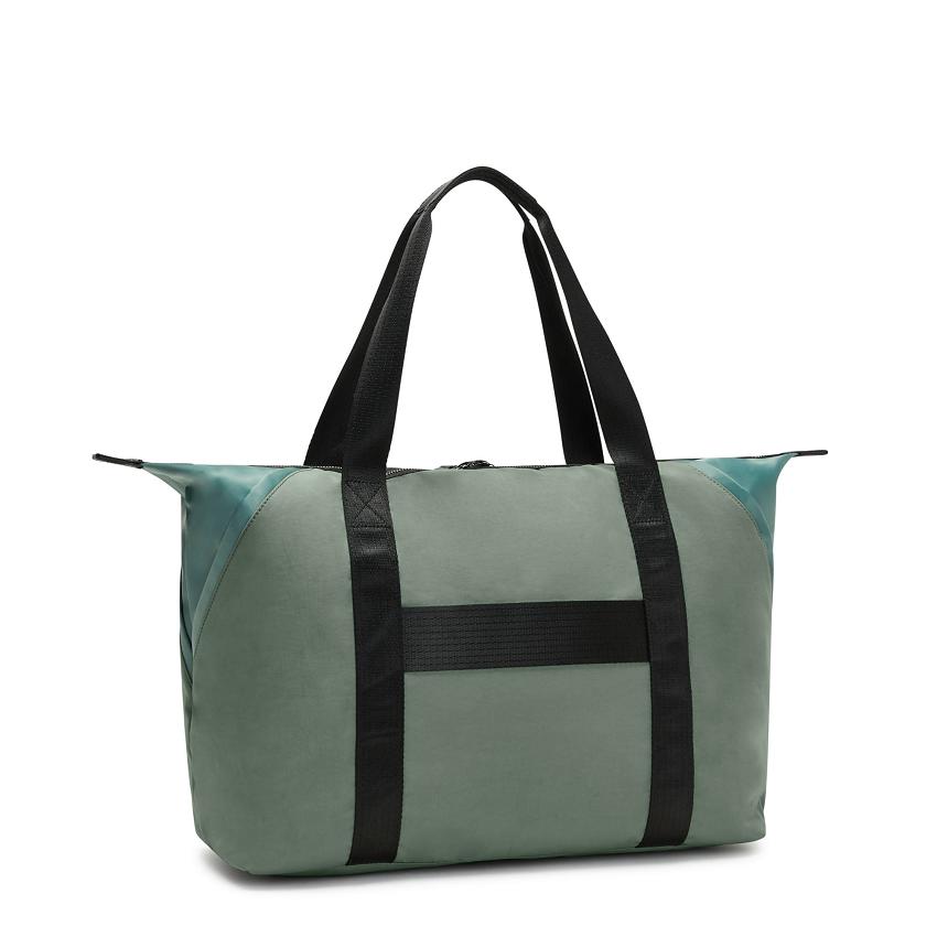 Kipling Art Medium Duffle Bags Green | UKKi2005L