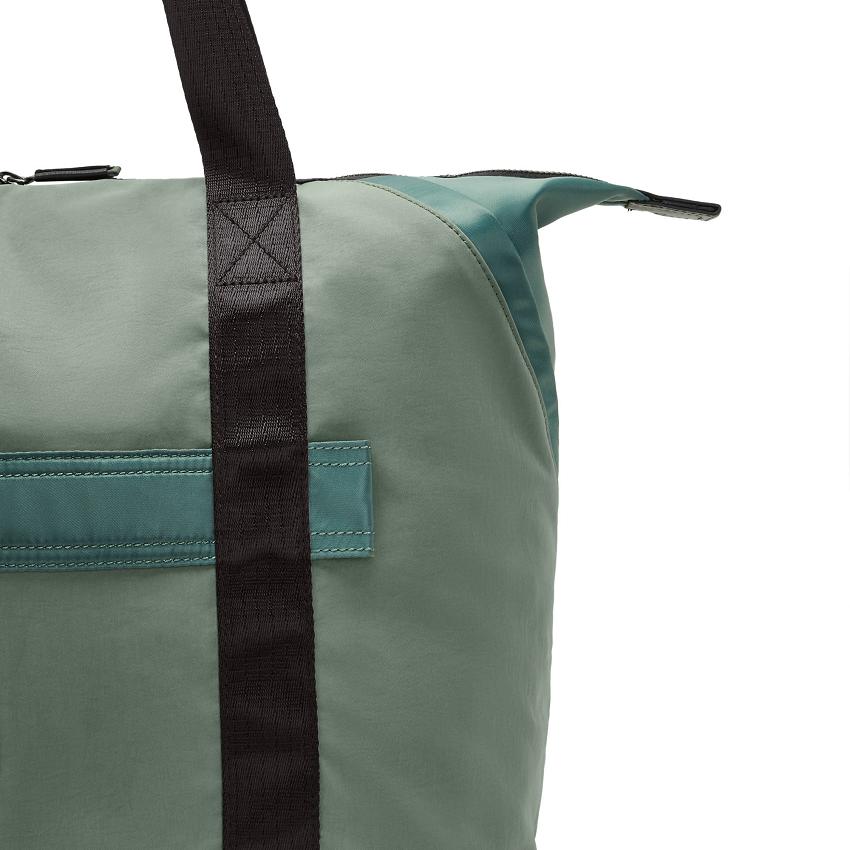 Kipling Art Medium Duffle Bags Green | UKKi2005L