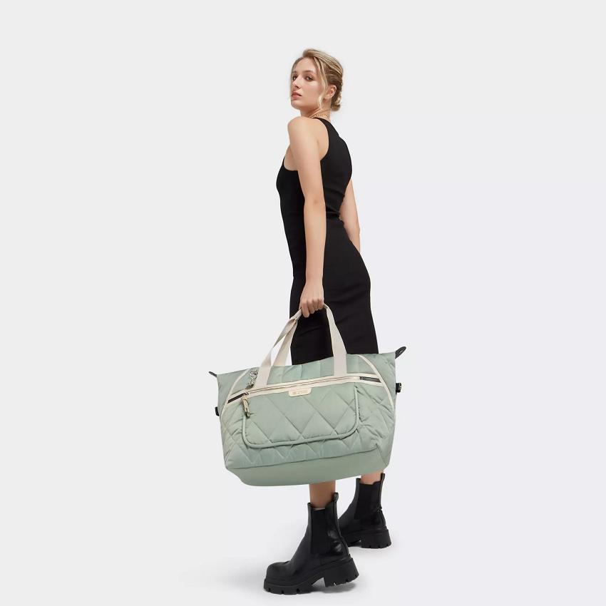 Kipling Art Medium Duffle Bags Olive | UKKi2007C