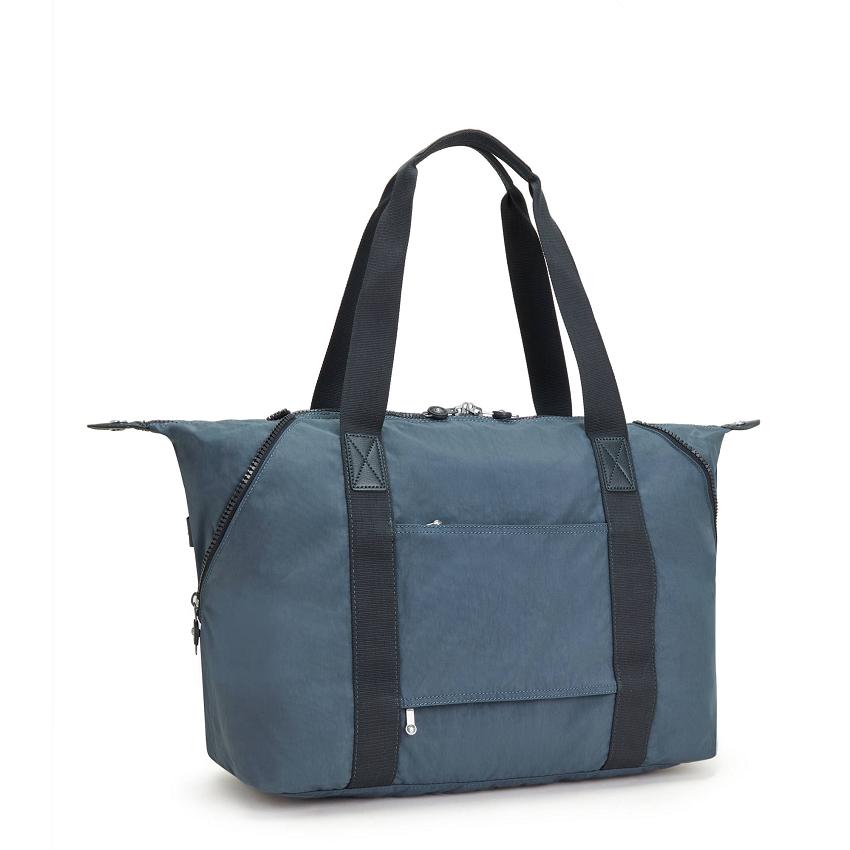Kipling Art Medium Gym Bags Navy Grey | UKKi1710E