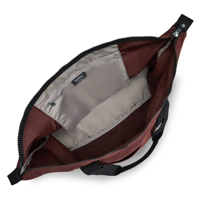 Kipling Art Medium Lite Tote Bags Dark Red | UKKi1743C