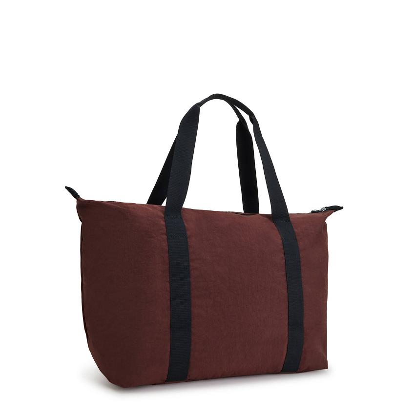 Kipling Art Medium Lite Tote Bags Dark Red | UKKi1743C