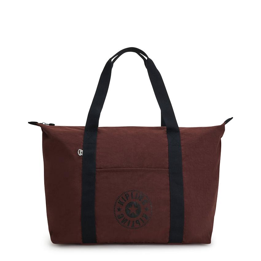 Kipling Art Medium Lite Tote Bags Dark Red | UKKi1743C