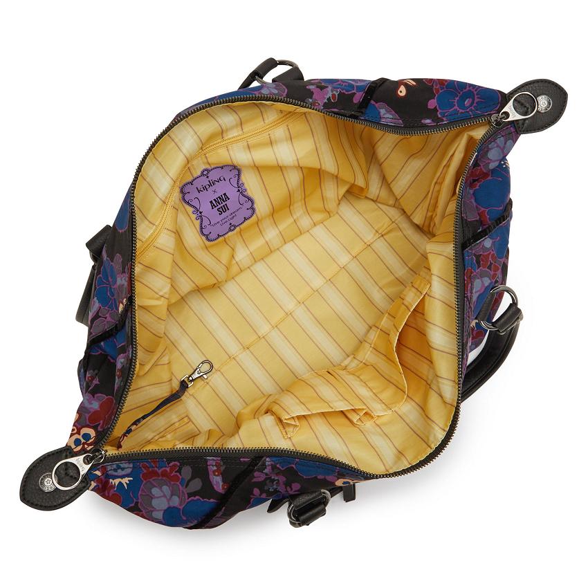Kipling Art Medium Tote Bags Black Camo | UKKi1733I