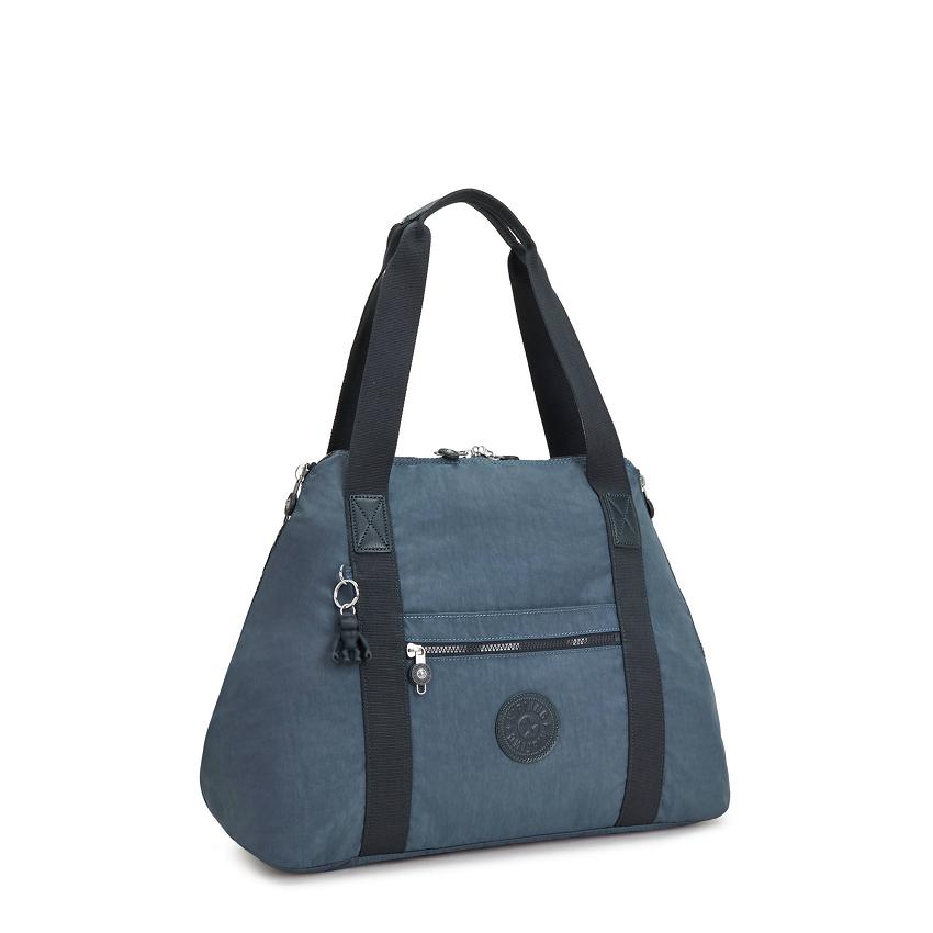 Kipling Art Medium Tote Bags Navy Grey | UKKi1737D