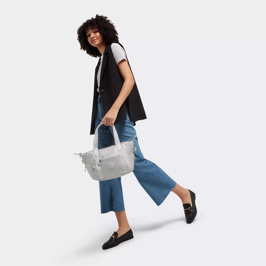 Kipling Art Mini Shoulder Bags Silver | UKKi1910O