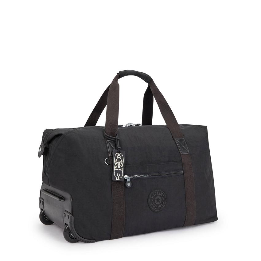 Kipling Art on Wheels Carry On Luggage Black | UKKi2012N