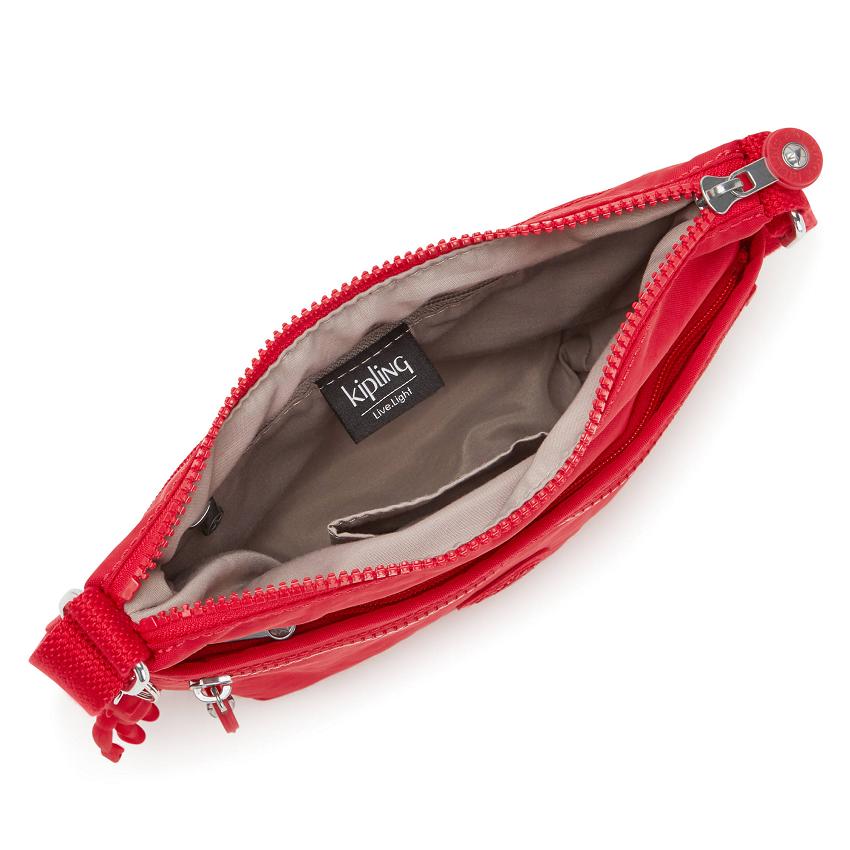 Kipling Arto Small Crossbody Bags Red | UKKi1509R