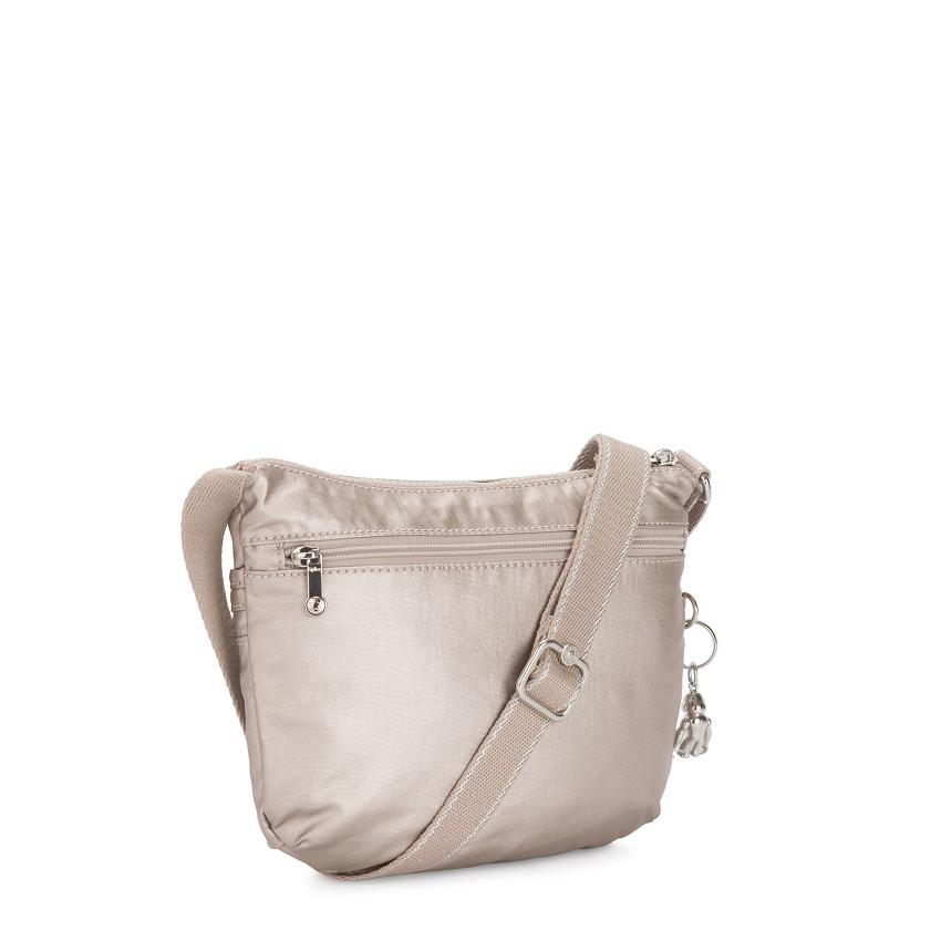 Kipling Arto Small Metallic Handbags Metal | UKKi1796F