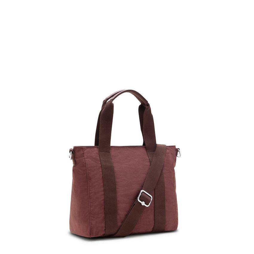 Kipling Asseni Mini Tote Bags Dark Red | UKKi1749M