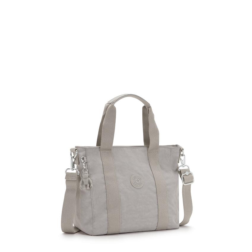 Kipling Asseni Mini Tote Bags Grey | UKKi1748N