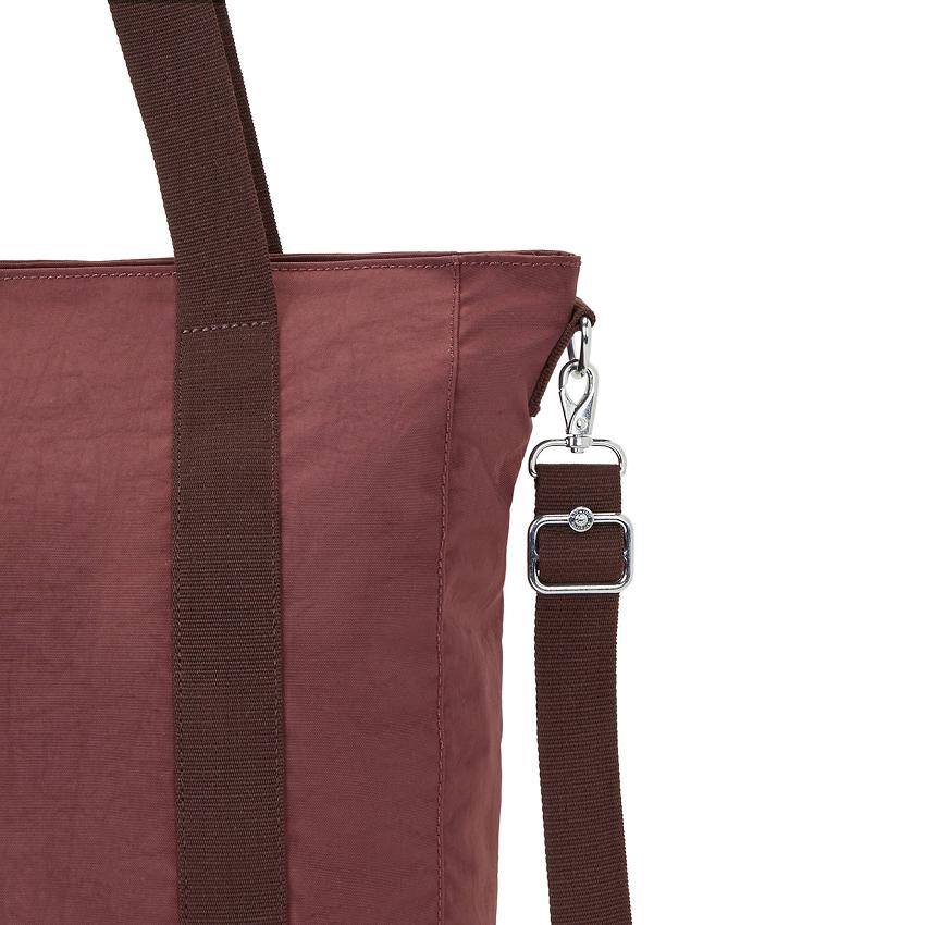 Kipling Asseni Tote Bags Dark Red | UKKi1745B