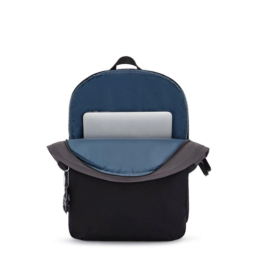 Kipling Ayano Laptop Backpacks Black | UKKi1308N