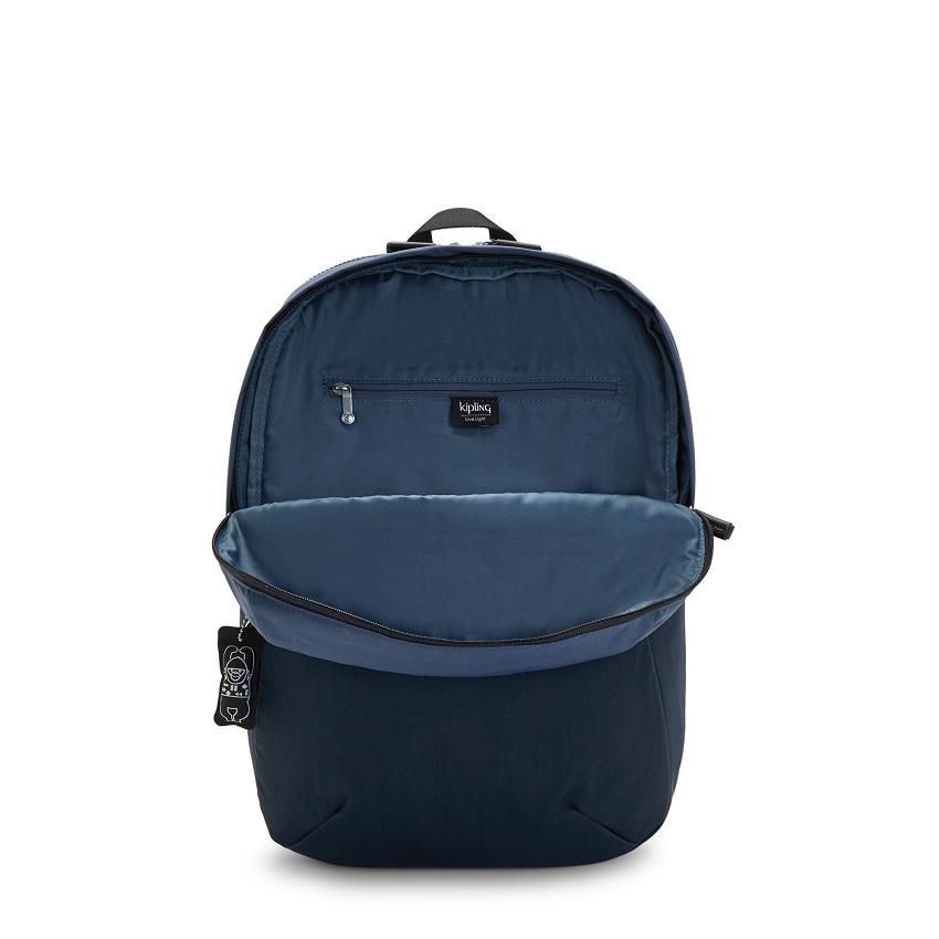 Kipling Ayano Laptop Backpacks Blue | UKKi1309M