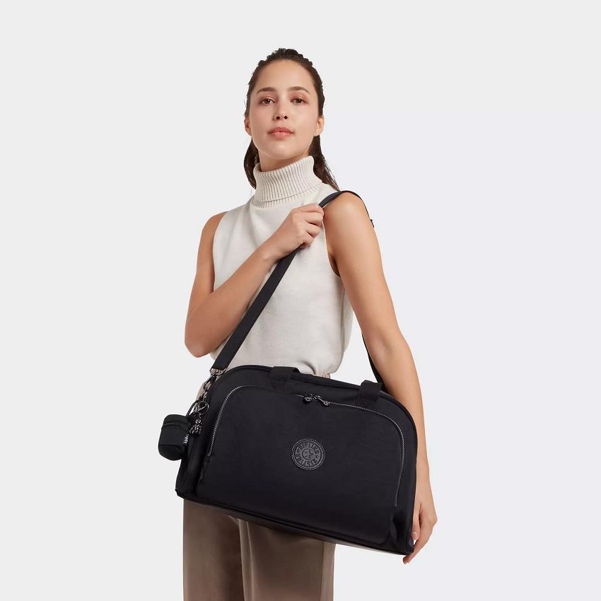 Kipling Camama Shoulder Bags Black | UKKi1924N