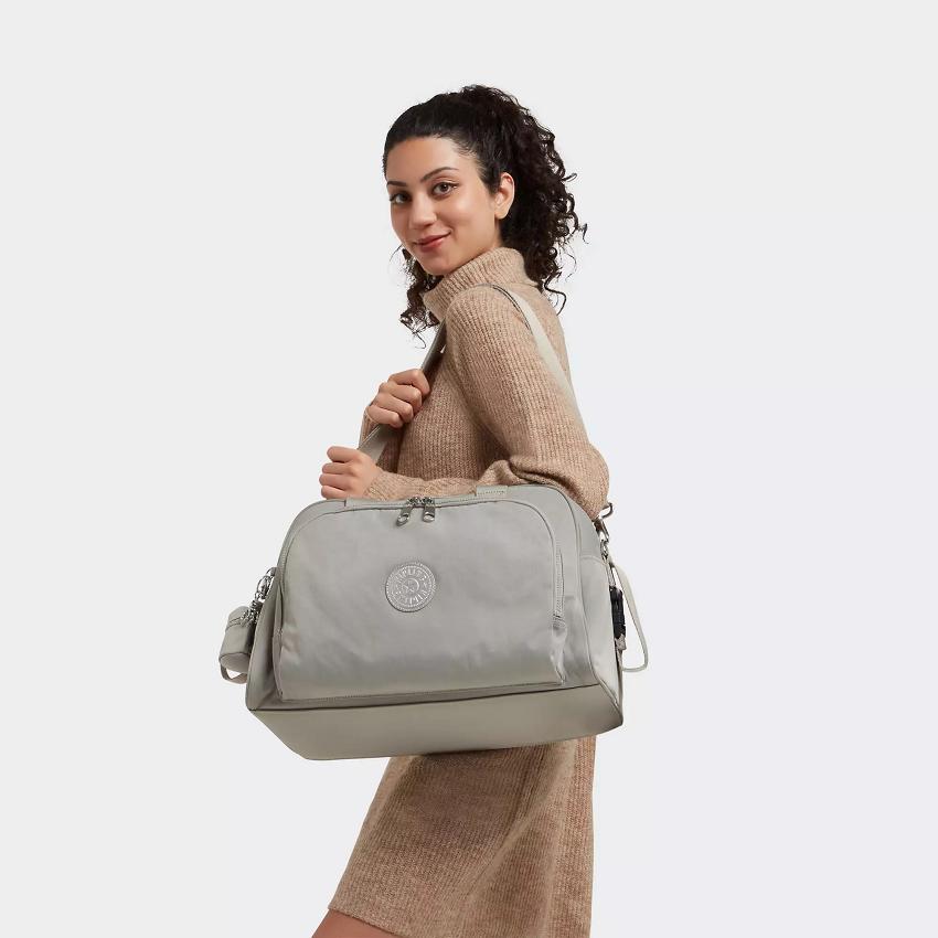 Kipling Camama Tote Bags Grey | UKKi1750S