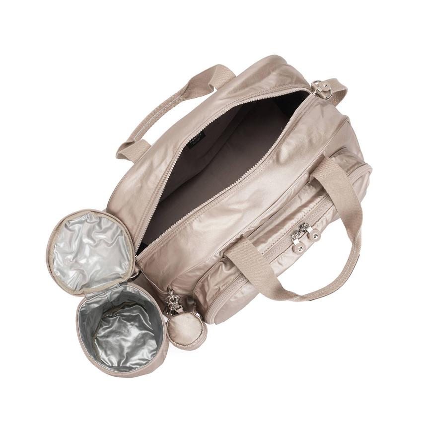 Kipling Camama Tote Bags Metal | UKKi1755R