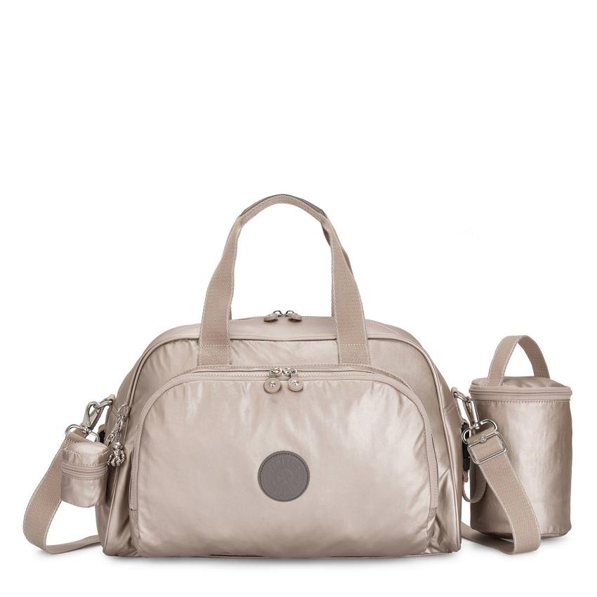 Kipling Camama Tote Bags Metal | UKKi1755R