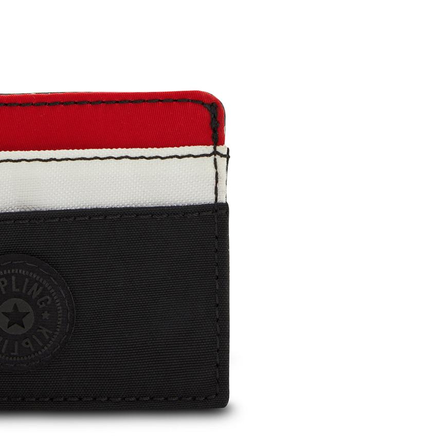 Kipling Cardy Wallets Black Red | UKKi1142U