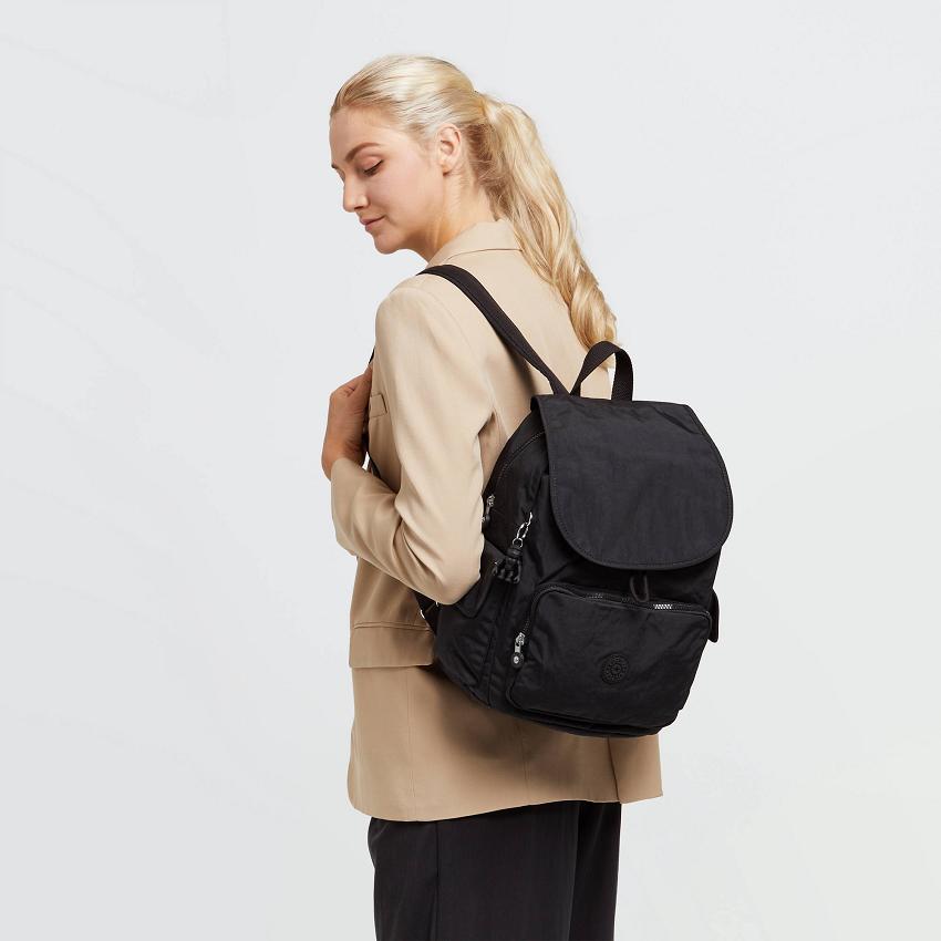 Kipling City Pack Fashion Backpacks Black | UKKi1190Q