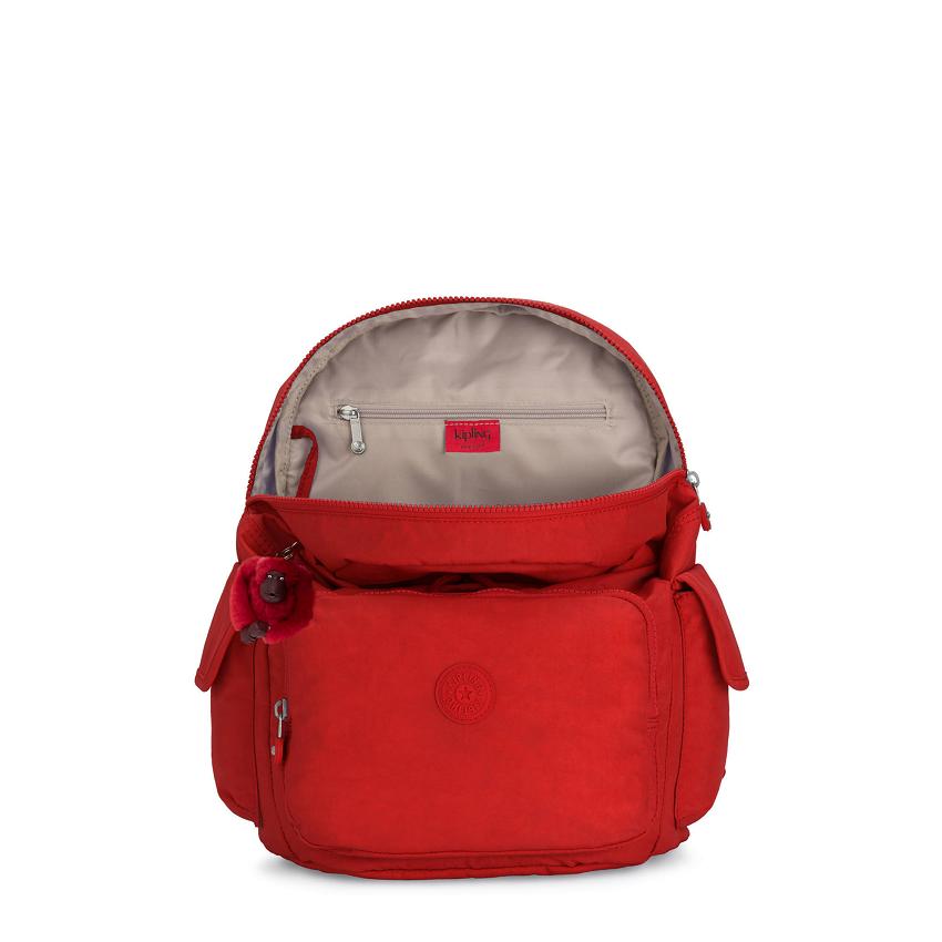 Kipling City Pack Fashion Backpacks Red | UKKi1188O