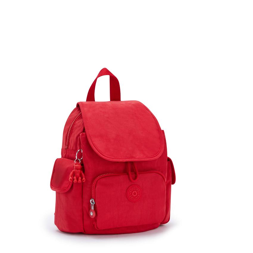 Kipling City Pack Mini Travel Backpacks Red | UKKi1380U