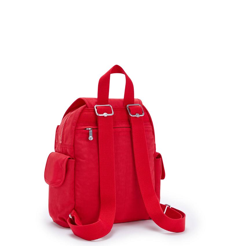 Kipling City Pack Mini Travel Backpacks Red | UKKi1380U
