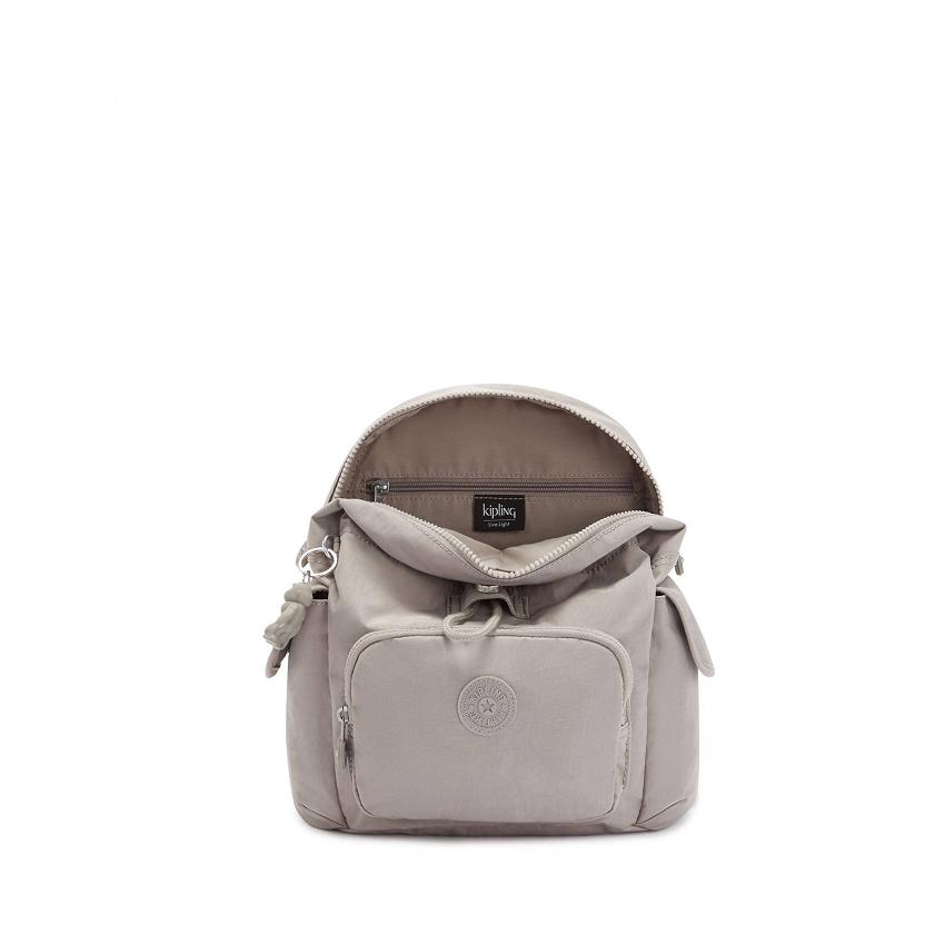 Kipling City Pack Mini Travel Backpacks Grey | UKKi1383A
