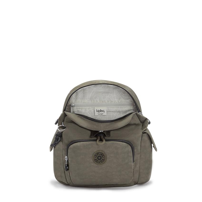 Kipling City Pack Mini Travel Backpacks Green | UKKi1384S