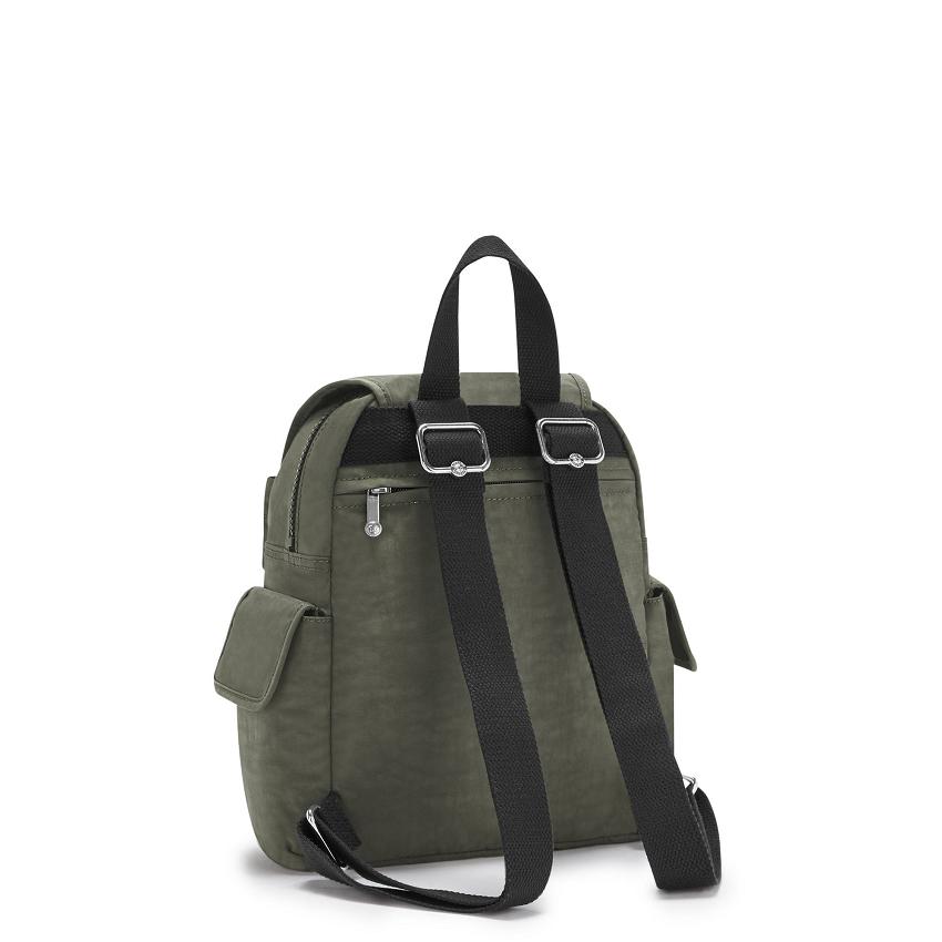 Kipling City Pack Mini Travel Backpacks Green | UKKi1384S